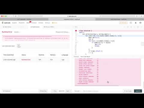 Implement strStr() - LeetCode # 28