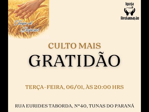 culto mais gratidão