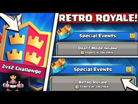 3 NEUE HERAUSFORDERUNGEN! | RETRO ROYALE | DRAFT MODE INSANE | 2vs2 CHALLENGE | Clash Royale Deutsch