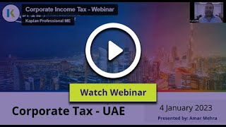 Webinar: Corporate Income Tax