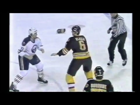Bruins - Sabres rough stuff 4/10/88