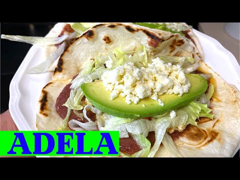 Tacos de frijoles con huevo