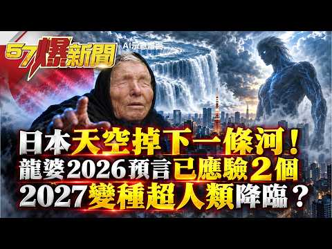日本天空掉下一條河！龍婆2026恐怖預言已應驗2個！2027「變種超人類」降臨？！ - 馬西屏 徐俊相《57爆新聞》