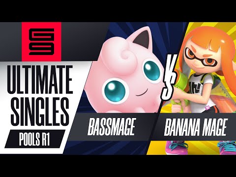 BassMage (Jigglypuff) vs Banana Mage (Inkling) - Ultimate Singles Pools Winners SF  - Genesis 9