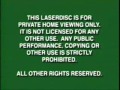 Buena Vista Walt Disney Warning Screen 1997 1999 Laserdisc Version