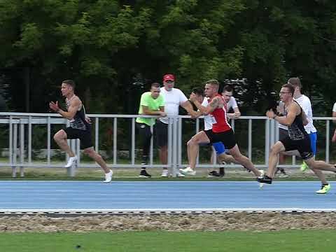 Szabó Dániel rajtja a 100 m-es síkfutás 5. időelőfutamában