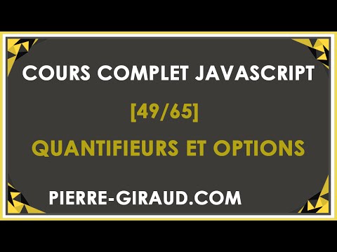 COURS COMPLET JAVASCRIPT 1 65 Présentation du cours JavaScript