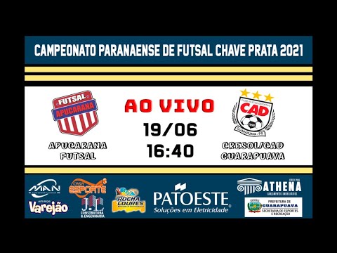 APUCARANA FUTSAL x CRESOL/CAD/GUARAPUAVA - 9ª RODADA -Paranaense de Futsal  Chave Prata