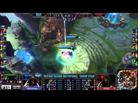BJK vs TSM BESIKTAS E SPORTS vs TEAM SOLOMID Mid Season Invitational Day 1 blizzasc2 dota esport lol
