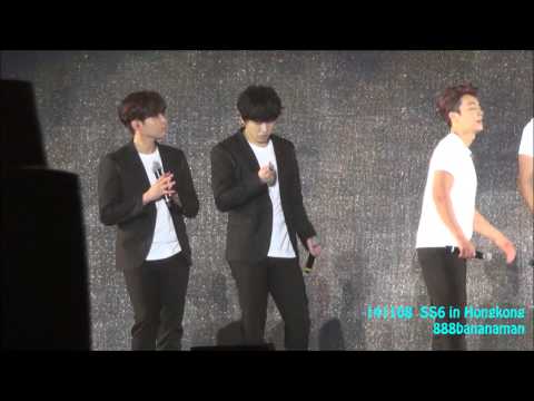 [fancam] 141108 Super Junior SS6 in Hongkong SJ-M Ment/Talk　 Focus Sungmin