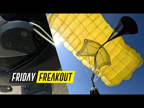 Friday Freakout: Wingsuit Pilot Chute In Tow, Reserve Entanglement + Lines Caught On Helmet