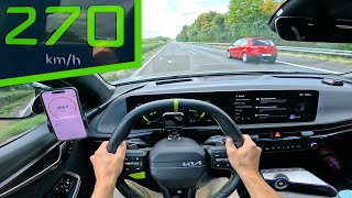  641HP Kia EV6 GT (2026) // 270 kmh in Germany 유튜브 썸네일