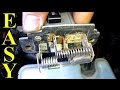 How To Replace A Blower Motor Resistor