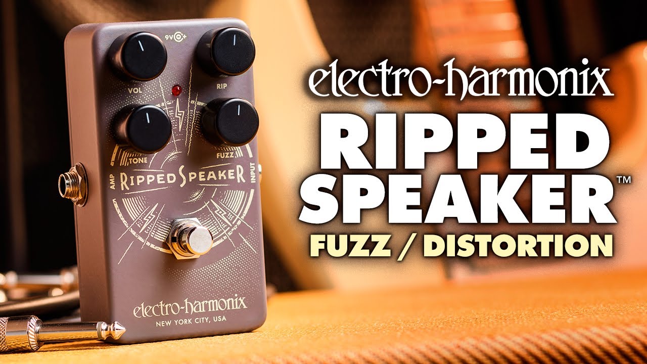 Electro-Harmonix Ripped Speaker Fuzz Pedal (EHX Demo by TOM BURDA) - YouTube