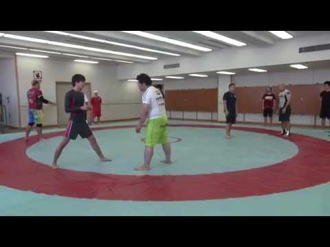 岡倫之&月刊ブシロード初心者格闘技講習会５　スパーリング～クールダウン～挨拶