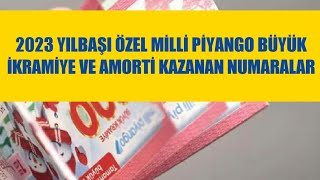 2023 Milli Piyango Çekiliş Sonuçları - Amorti Numaraları / Büyük İkramiye Numara