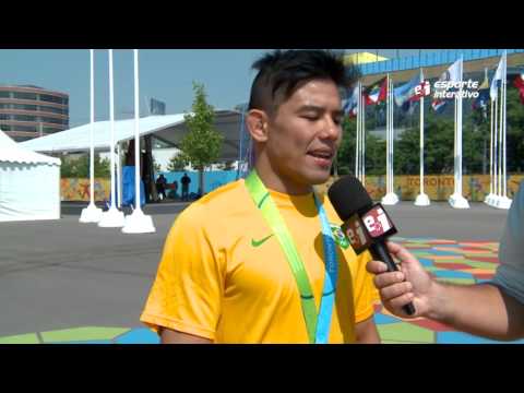Charles Chibana conquista a medalha de ouro no Pan de Toronto