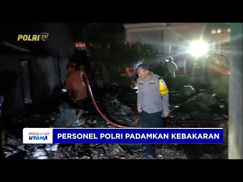 AKSI CEPAT TANGGAP POLSEK SEKARAN DAN DAMKAR CEGAH KORBAN JIWA AKIBAT KEBAKARAN