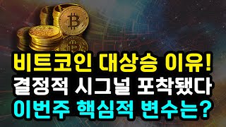 비트코인 상승하는 이유! 핵심 변곡점 넘어선 상황! 과연 지지 받고 랠리갈까? FOMC와 APEC 선반영 중 이더리움 리플 솔라나
