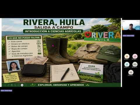 Grabación de la reunión virtual  Ciencias Agrícolas  Rivera Huila 20/Mayo/ 26