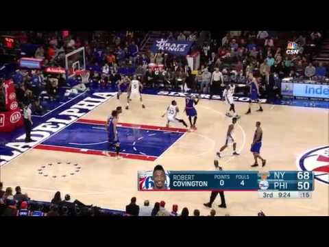 Kristaps Porzingis vs Philadelphia 76ers 18.12.2015 (8Pts)
