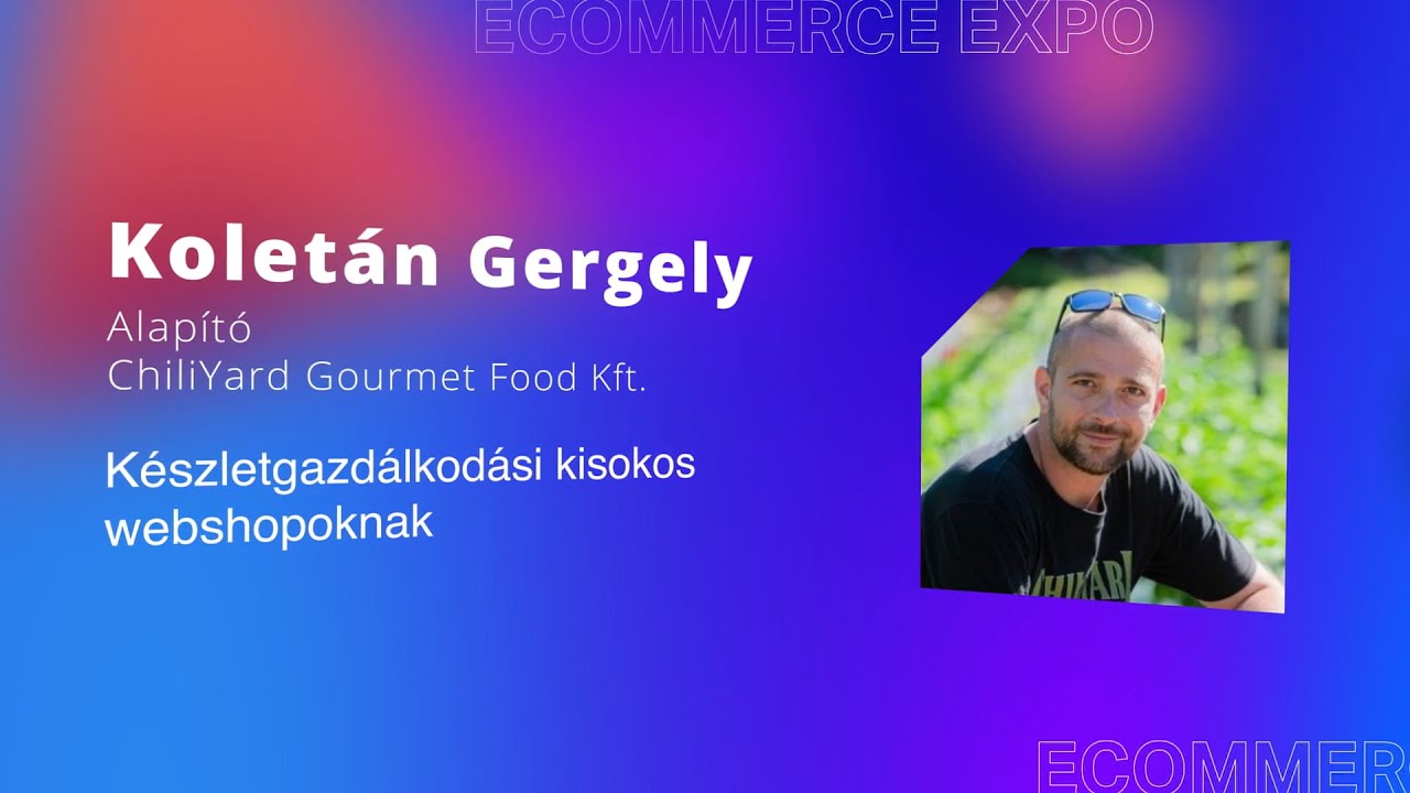 Koletán Gergely - Készletgazdálkodási kisokos webshopoknak