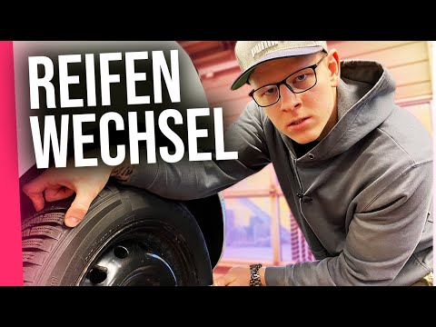 Wenn der KFZ Lehrling die Reifen wechselt.