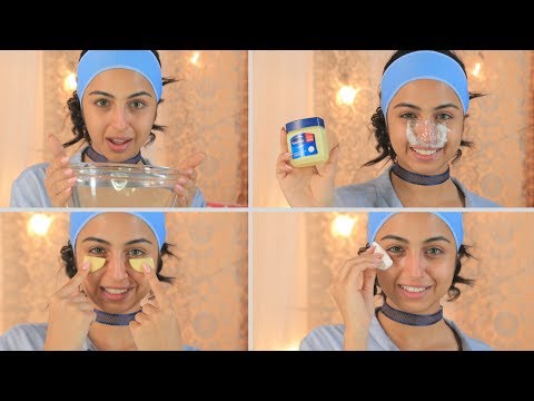 الفازلين لإزالة الرؤوس السوداء بعد تنظيف الوجه بالبخار | مع ليلى هنا hana