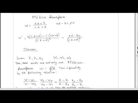 M209  Mobius transform   introduction