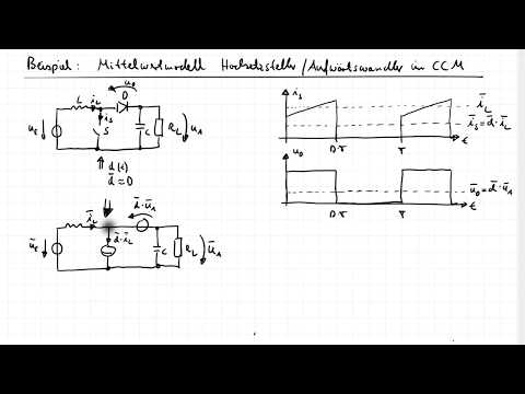Le_R5a - Regelung DCDC Wandler - Mittelwert Modellierung Hochsetzsteller