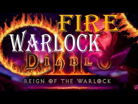 BEST Fire Warlock Build Guide | Diablo 2 Resurrected (Reign of the Warlock)