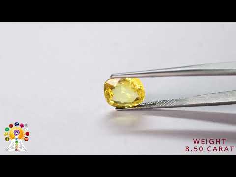 Yellow Sapphire 8.50 ct.@On Demand video
