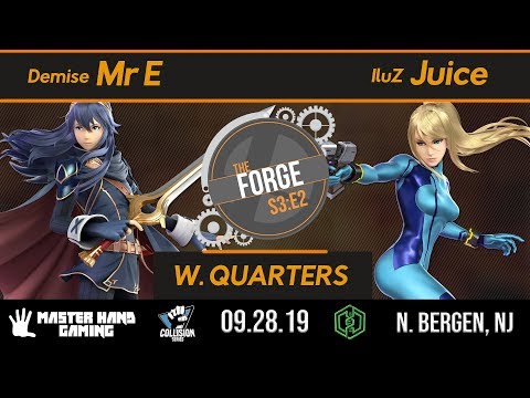 The Forge S3:E2 - Demise | Mr E (Lucina) Vs. IluZ | Juice (Zero Suit Samus) - W Quarterfinals