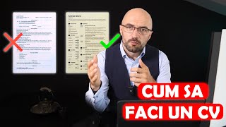 Cum îți Faci un CV Bun pentru Angajare în 2024? | Un Recruiter Îți Dă Părerea Lui!