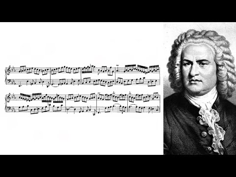 J. S. BACH - Fughetta C-Minor BWV961 (Glenn Gould)