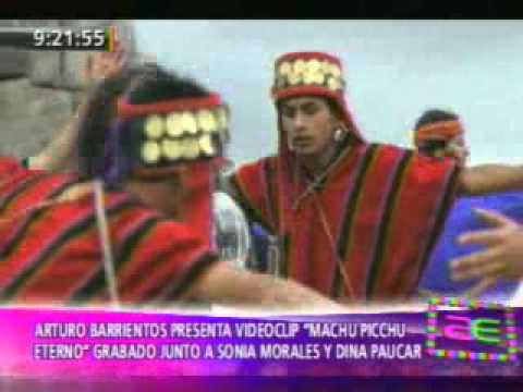 Compositor Arturo Barrientos termina grabación de videoclip 'Machu Picchu eterno'