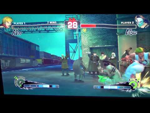 SCR Super Street Fighter 4 AE Pools Mr KOF (Ken) vs Chirs King (Vega(Claw)