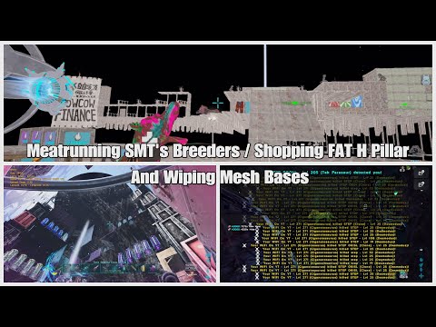 Meatrunning SMT's Breeders / Shopping FAT H Pillar & Wiping Mesh Bases / Ark Official PS5