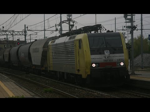 DOPPIA RTC CON E189 CANARINA E D744! ~ Una giornata alla stazione di Treviglio | 155° parte