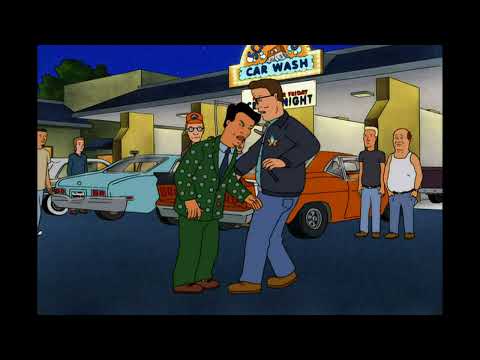 Hank Works at Kahn's Car Wash | King of the Hill