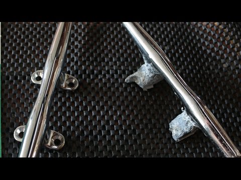How to Replace Spring Line Cleats - Sailing HideAway  Com-Pac 23