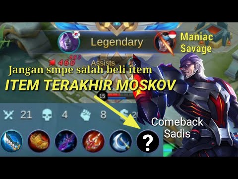 BUILD MOSKOV TERSAKIT 2020// Gameplay Build top 1 global Moskov -Mobile legends
