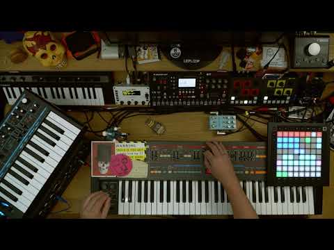 The Glorious Combo Livejam- Juno 106, Bass Station 2, Blooper, Launchpad Pro, Octatrack and RE 201