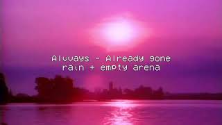 Alvvays - Already gone [empty arena + rain + slow]