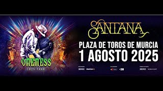 Santana Live 2025 In Spain . Full Concert Murcia Show