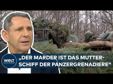 PANZER-PRÄSENTATION: Schnelle Eingreiftruppe zeigt Christine Lambrecht, was der Panzer Marder kann