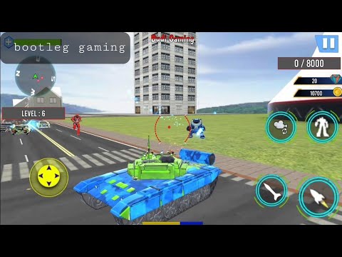 Tank Robot Game #2 - Eagle Robot Car Games 3D - Android Gameplay