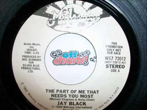 Jay Black - The Part Of Me That Needs You Most ■ 45 RPM 1980 ■ OffTheCharts365
