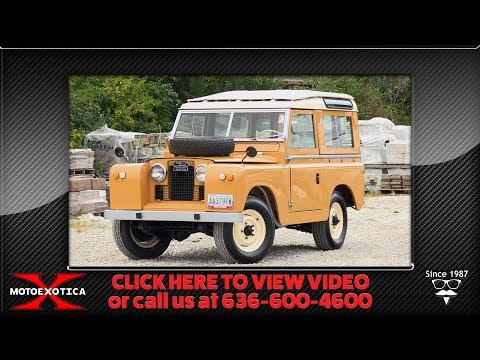 1963 Land Rover Series IIA (CC-1257697) for sale in St. Louis, Missouri