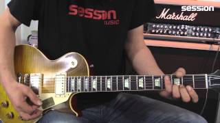 Video thumbnail for GIBSON Custom Joe Bonamassa '59 Les Paul Standard Skinnerburst Aged by session